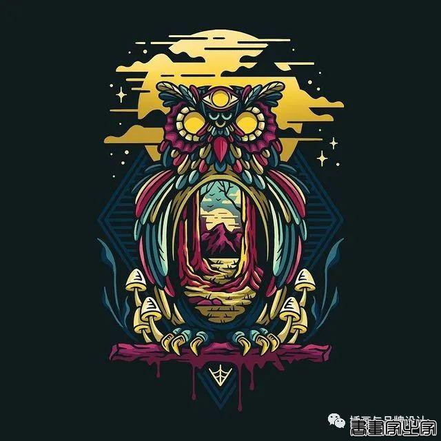 插画丨自然风味浓厚的趣味性手绘插画，高级配色创意点满满-41.jpg