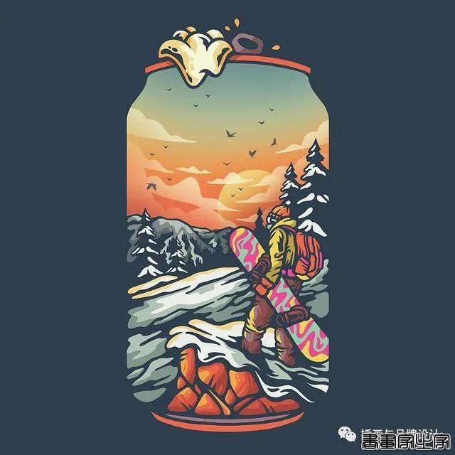 插画丨自然风味浓厚的趣味性手绘插画，高级配色创意点满满-61.jpg