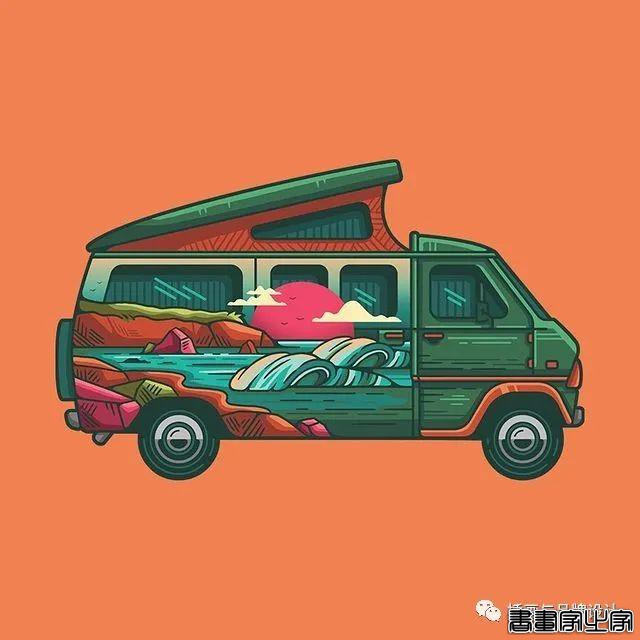 插画丨自然风味浓厚的趣味性手绘插画，高级配色创意点满满-64.jpg