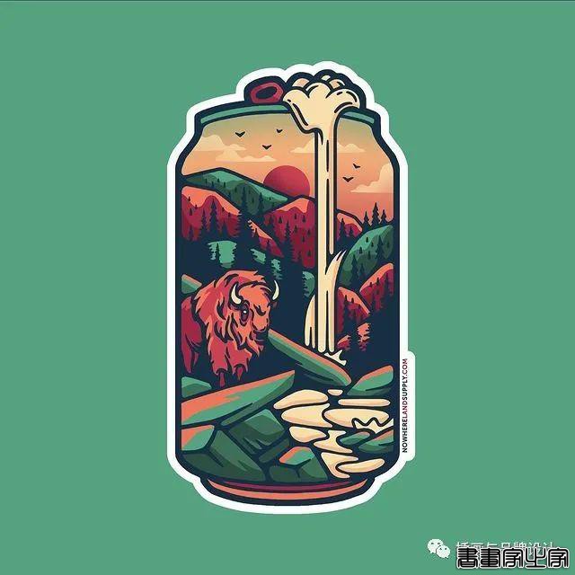 插画丨自然风味浓厚的趣味性手绘插画，高级配色创意点满满-72.jpg