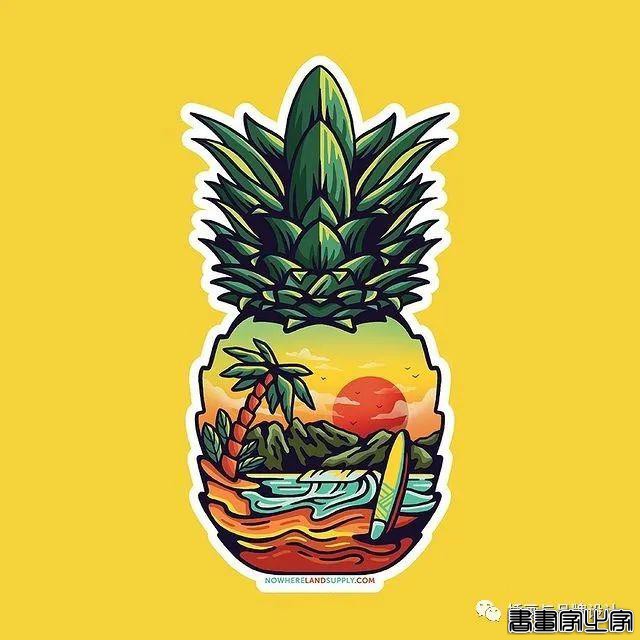 插画丨自然风味浓厚的趣味性手绘插画，高级配色创意点满满-70.jpg