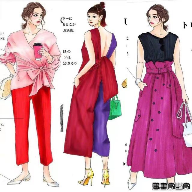 没有穿衣搭配的灵感？看看时装手绘插画，领略不一样的时尚美-7.jpg