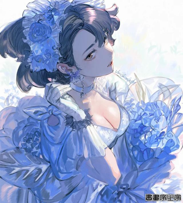 「插画欣赏」甜甜复古风日常and甜甜的少女-12.jpg