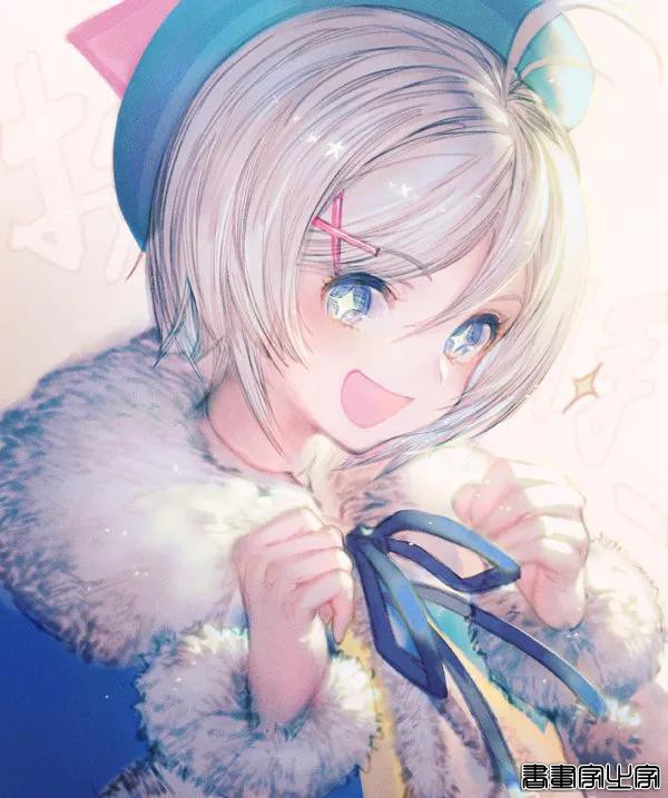 插画欣赏｜可爱的精灵少女插画，今日份萌妹子-6.jpg