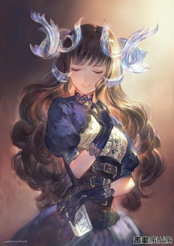 插画欣赏｜可爱的精灵少女插画，今日份萌妹子-4.jpg