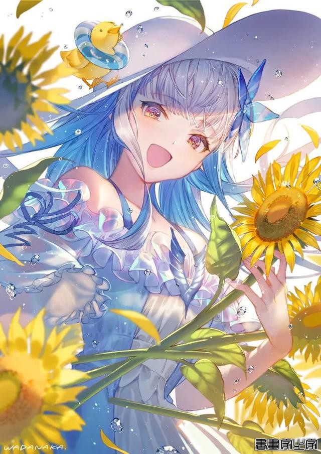 插画欣赏｜可爱的精灵少女插画，今日份萌妹子-8.jpg