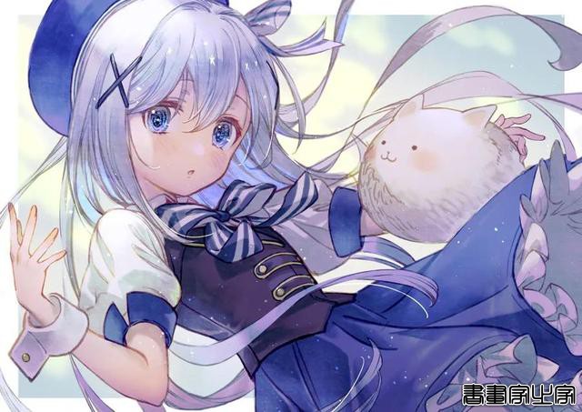 插画欣赏｜可爱的精灵少女插画，今日份萌妹子-9.jpg
