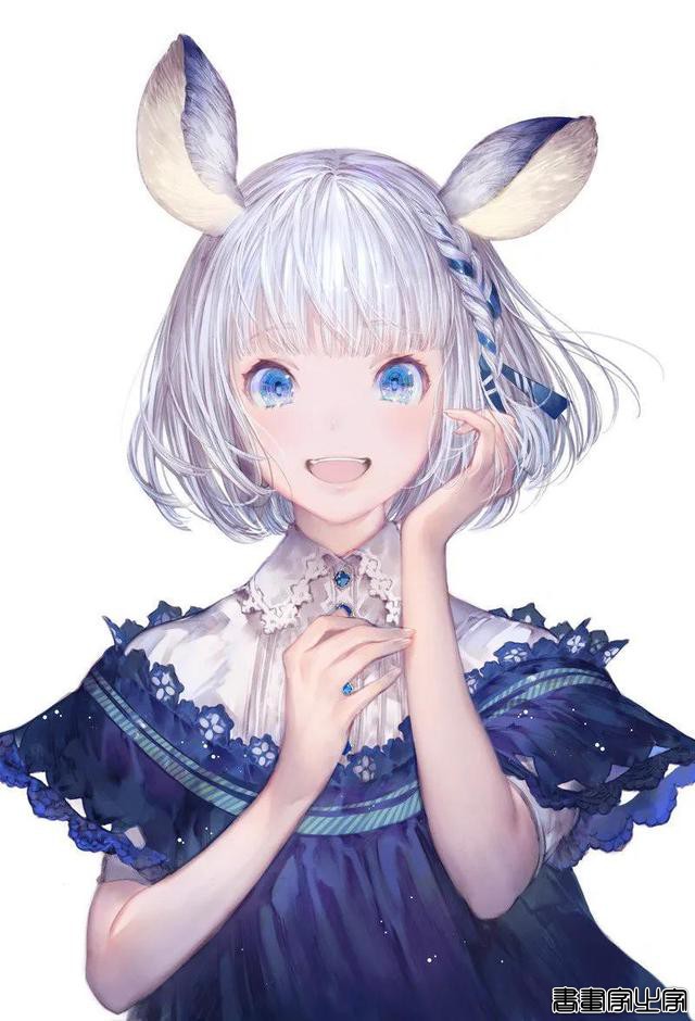 插画欣赏｜可爱的精灵少女插画，今日份萌妹子-13.jpg
