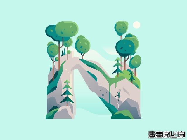 字母插画，一个字母一个世界-4.jpg