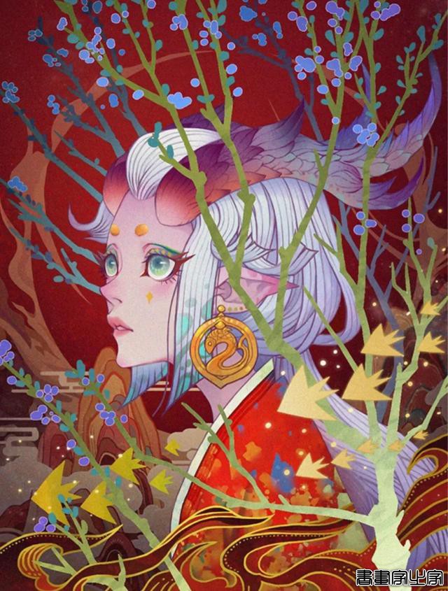 一组色彩炫目耀眼的插画！世间颜色也不过如此??-5.jpg