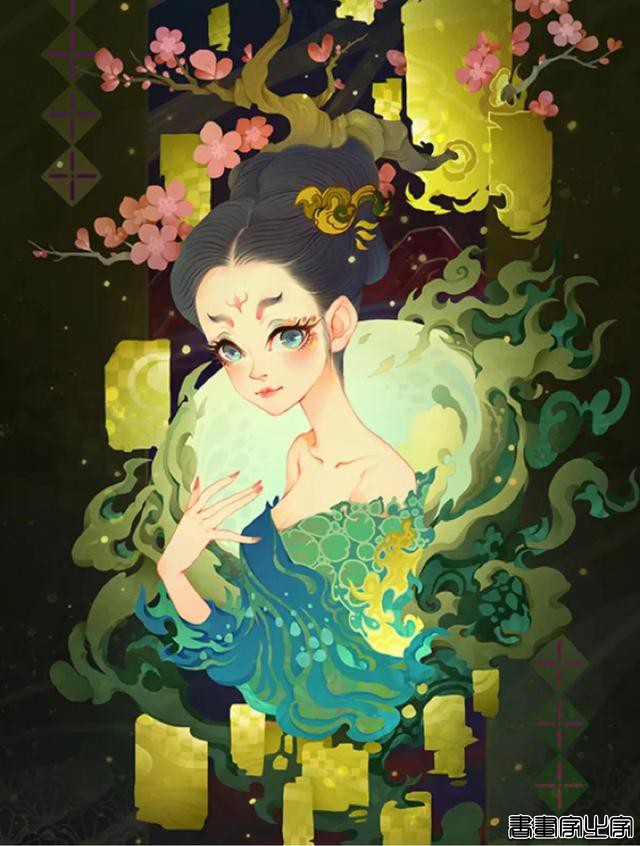 一组色彩炫目耀眼的插画！世间颜色也不过如此??-8.jpg