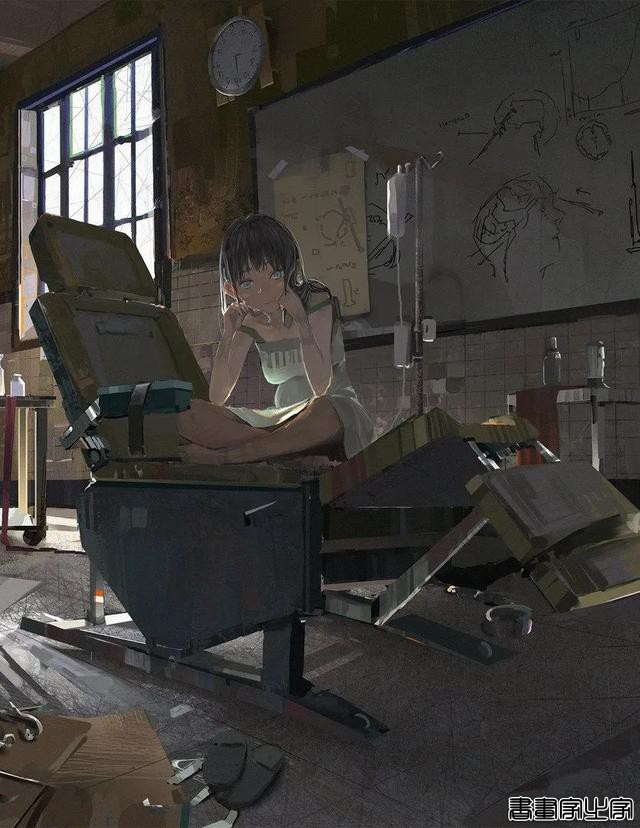 台湾插画师 Paindude 笔下酷酷的厚涂女孩插画作品-23.jpg