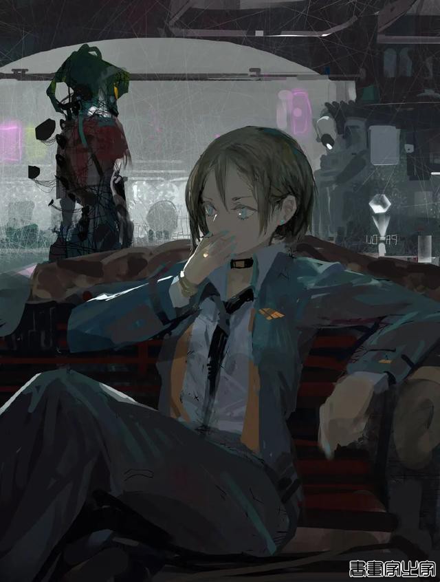 台湾插画师 Paindude 笔下酷酷的厚涂女孩插画作品-25.jpg