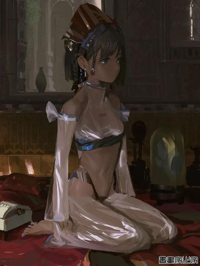台湾插画师 Paindude 笔下酷酷的厚涂女孩插画作品-28.jpg