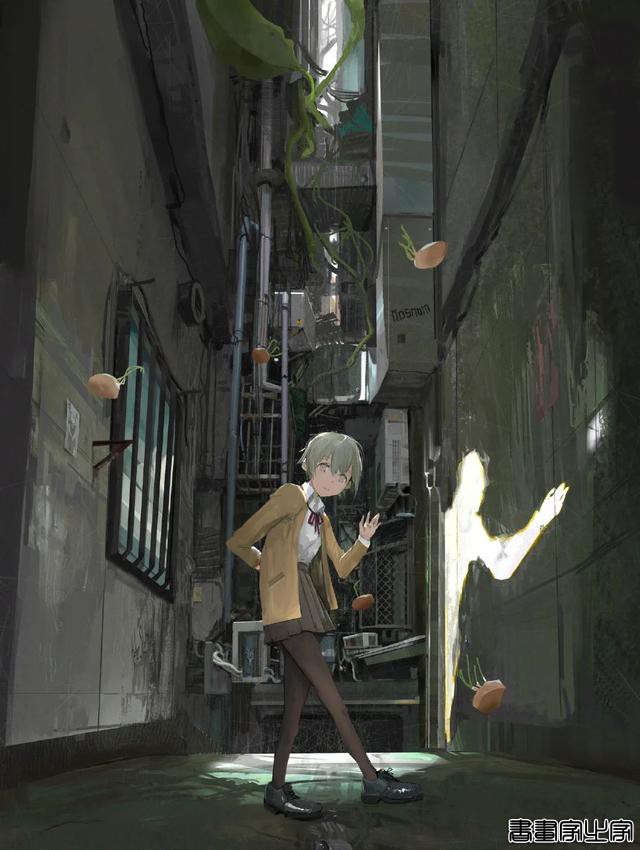 台湾插画师 Paindude 笔下酷酷的厚涂女孩插画作品-26.jpg