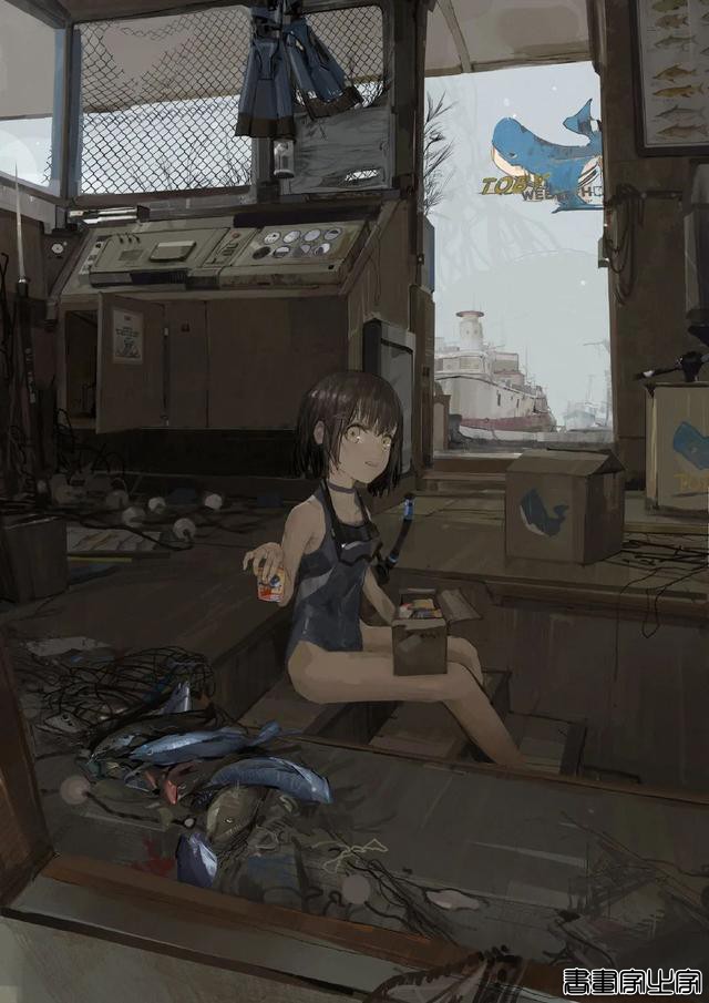 台湾插画师 Paindude 笔下酷酷的厚涂女孩插画作品-32.jpg