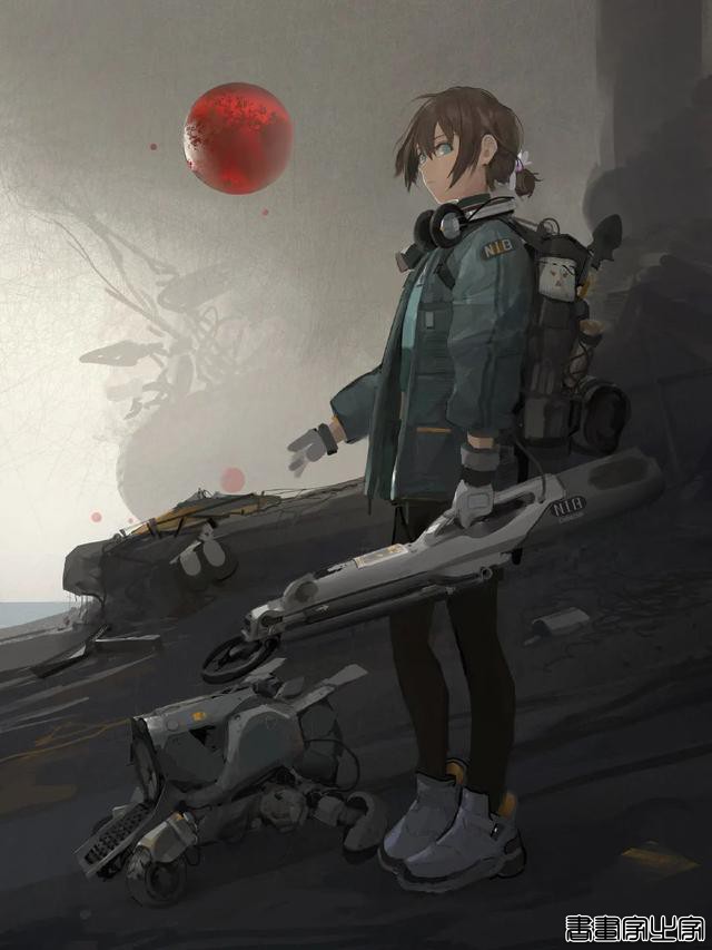 台湾插画师 Paindude 笔下酷酷的厚涂女孩插画作品-33.jpg