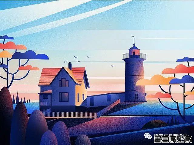 插画丨将每一笔色彩运用的恰到好处，走进自然的静谧放大你的视觉享受-7.jpg