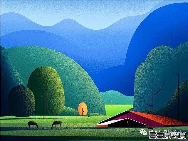 插画丨将每一笔色彩运用的恰到好处，走进自然的静谧放大你的视觉享受-16.jpg