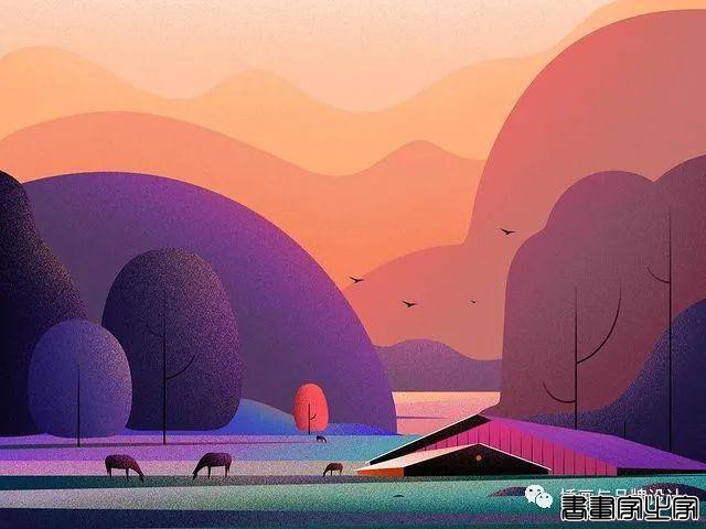 插画丨将每一笔色彩运用的恰到好处，走进自然的静谧放大你的视觉享受-15.jpg