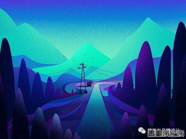 插画丨将每一笔色彩运用的恰到好处，走进自然的静谧放大你的视觉享受-17.jpg