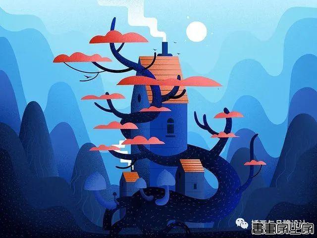 插画丨将每一笔色彩运用的恰到好处，走进自然的静谧放大你的视觉享受-24.jpg