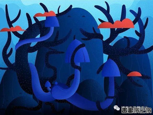 插画丨将每一笔色彩运用的恰到好处，走进自然的静谧放大你的视觉享受-27.jpg