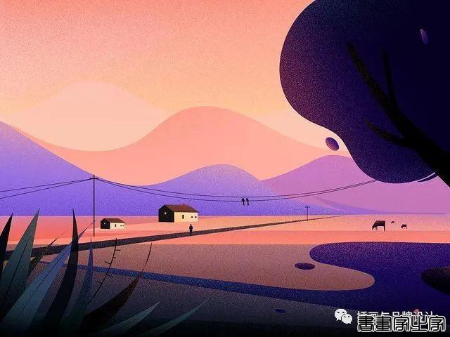 插画丨将每一笔色彩运用的恰到好处，走进自然的静谧放大你的视觉享受-34.jpg