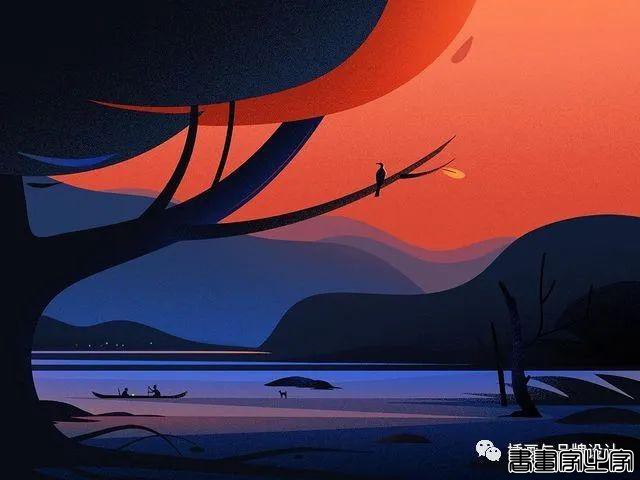 插画丨将每一笔色彩运用的恰到好处，走进自然的静谧放大你的视觉享受-40.jpg