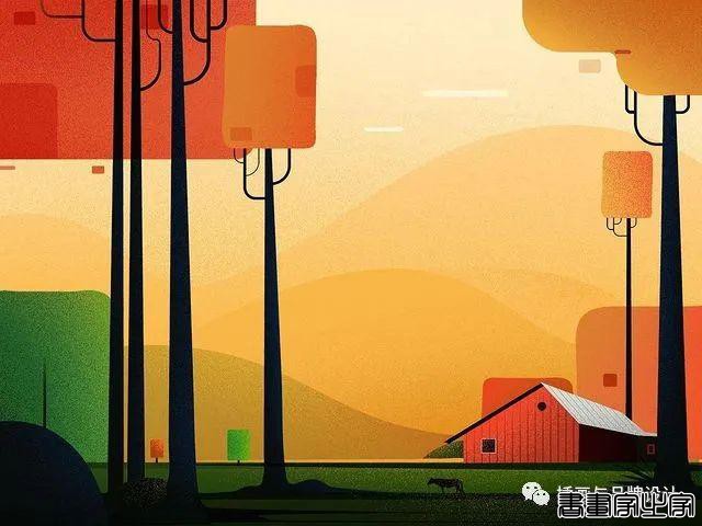 插画丨将每一笔色彩运用的恰到好处，走进自然的静谧放大你的视觉享受-41.jpg