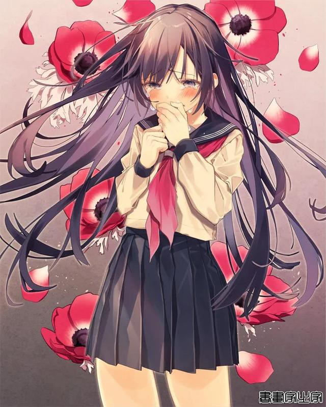 插画欣赏｜令人心疼的哭泣少女-8.jpg