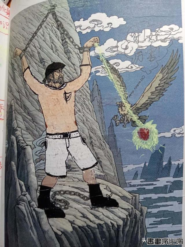 小学生课本涂鸦不算啥，“插画”更精彩，网友：绝对是“学渣”-9.jpg