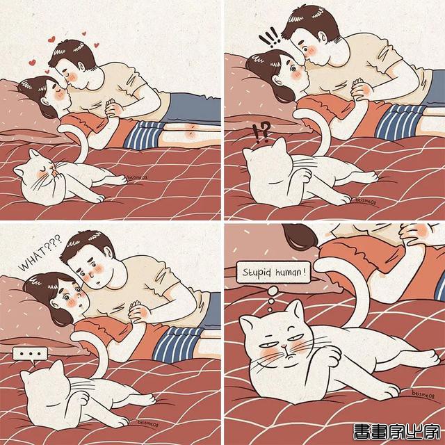 18组甜度?爆表的恋爱插画，单身网友：受到一万点暴击伤害-4.jpg