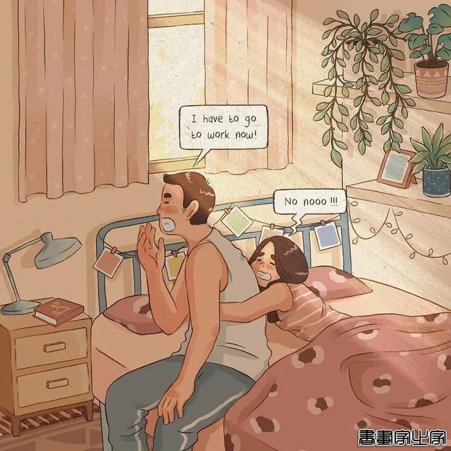 18组甜度?爆表的恋爱插画，单身网友：受到一万点暴击伤害-11.jpg