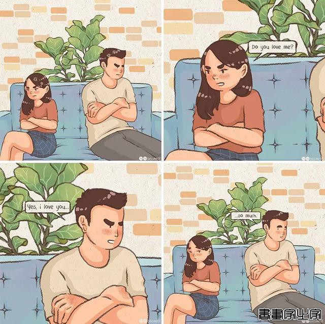 18组甜度?爆表的恋爱插画，单身网友：受到一万点暴击伤害-18.jpg