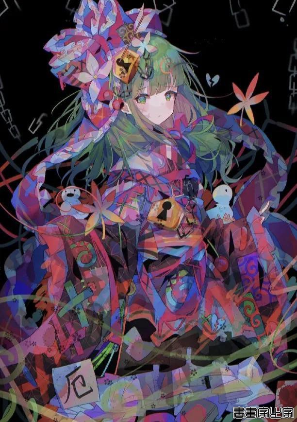 和风少女系列插画作品欣赏-7.jpg