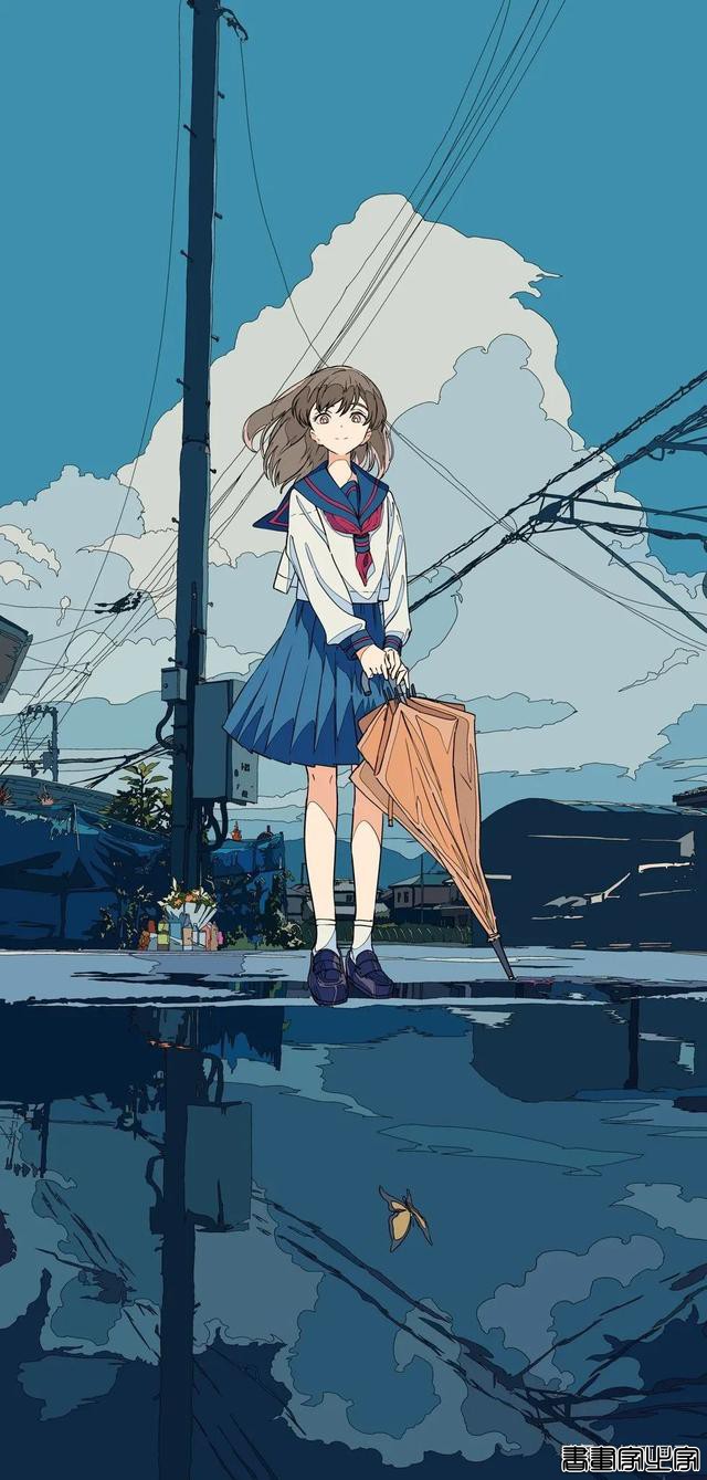 「插画欣赏」有生命的线条带着青春的气息来了-25.jpg