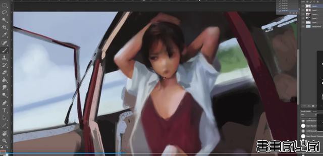 这种甜甜的恋爱般的感觉，PS也能画出来，分享80集PS人物插画教程-8.jpg