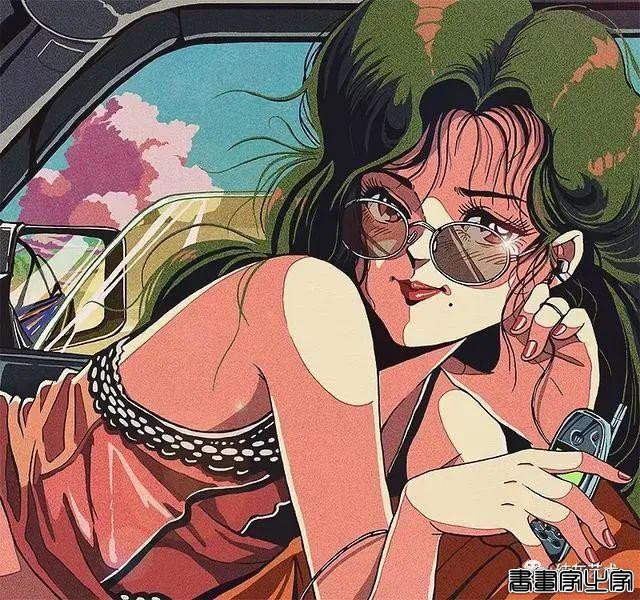 有怀旧青春气息的少女插画-9.jpg
