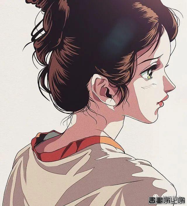 有怀旧青春气息的少女插画-15.jpg