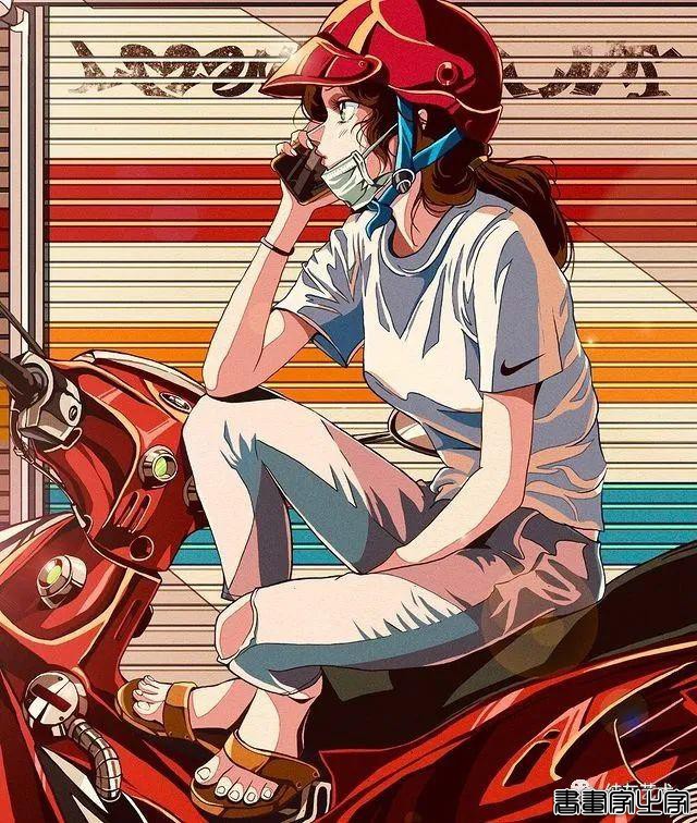 有怀旧青春气息的少女插画-14.jpg