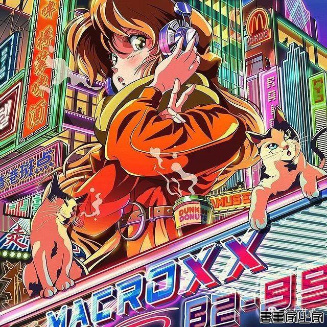 有怀旧青春气息的少女插画-27.jpg
