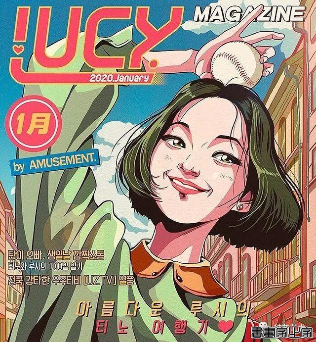 有怀旧青春气息的少女插画-25.jpg