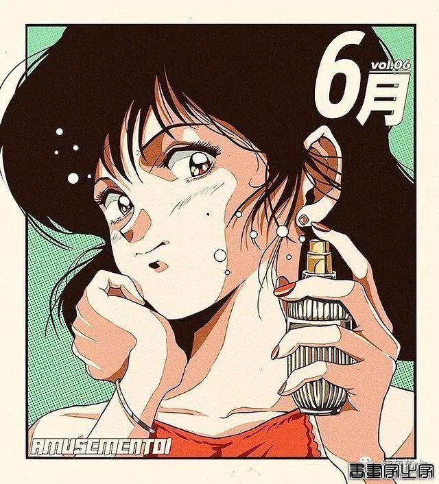 有怀旧青春气息的少女插画-29.jpg