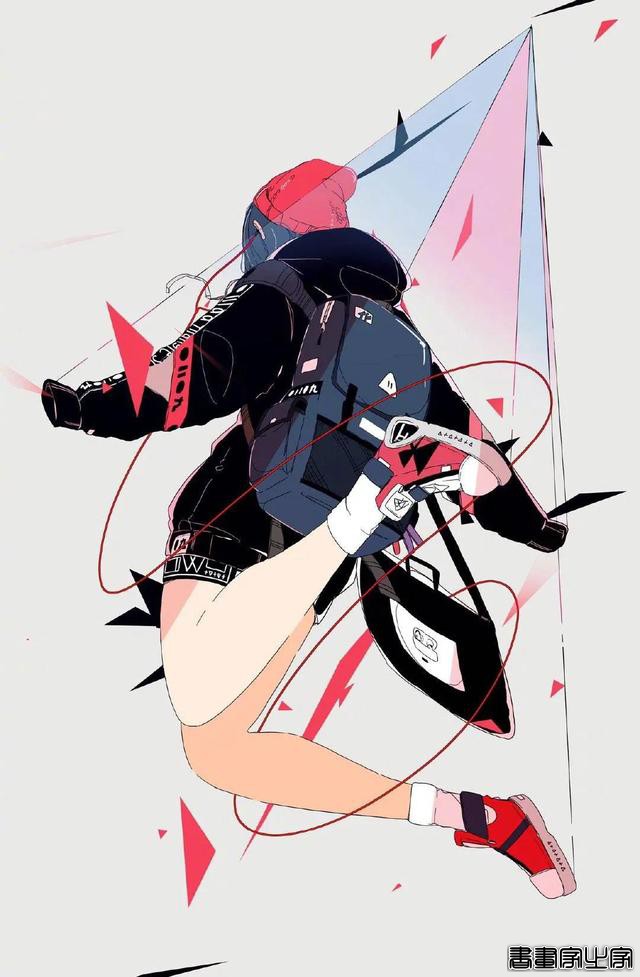 「插画」精致少女，很温柔的画风和配色-7.jpg