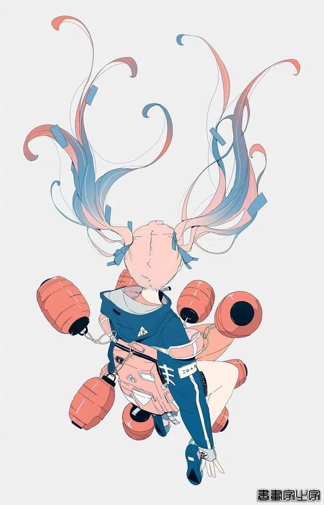 「插画」精致少女，很温柔的画风和配色-11.jpg