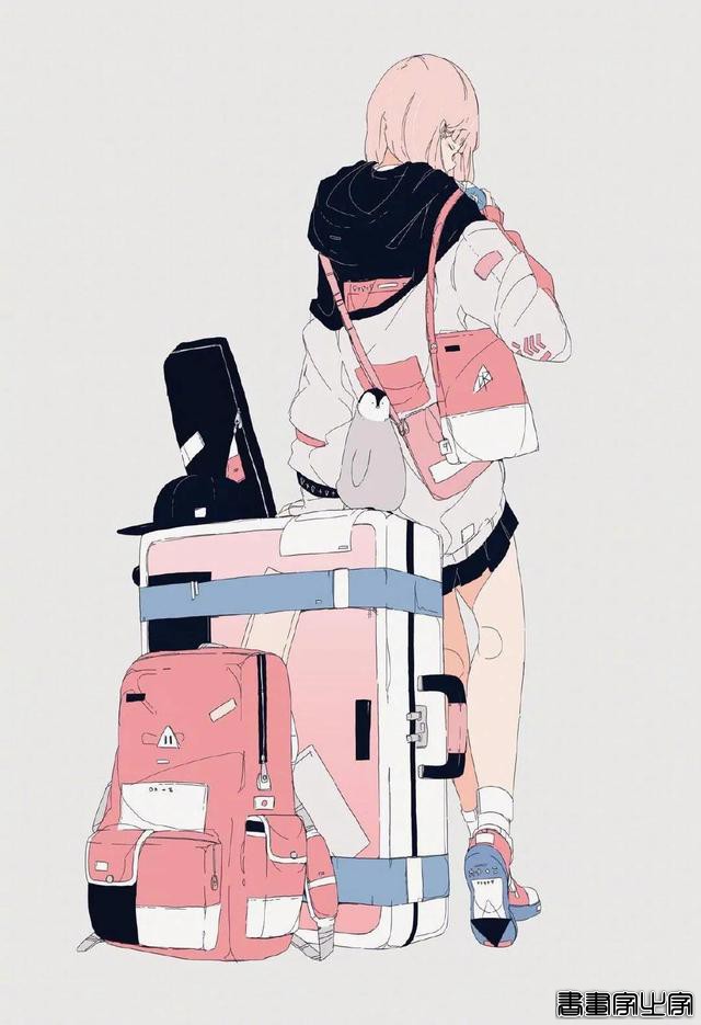 「插画」精致少女，很温柔的画风和配色-10.jpg