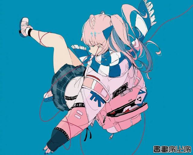 「插画」精致少女，很温柔的画风和配色-15.jpg