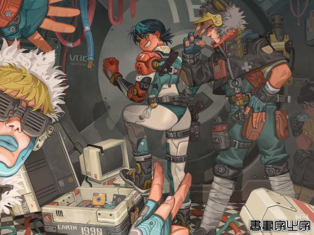 艺术插画 丨 漫画插画师 Louyang Zhang-5.jpg