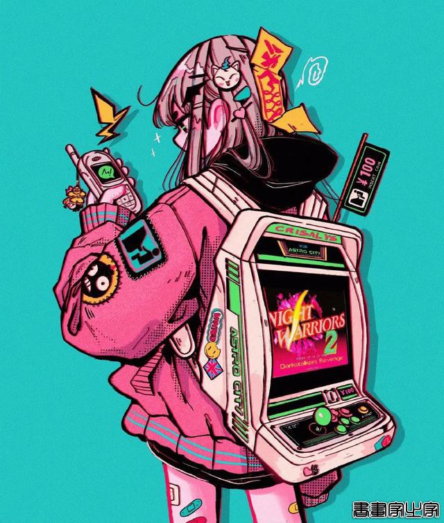 太爱了！！好看的复古画风插画作品欣赏-6.jpg